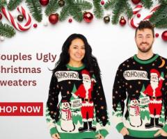 Couples Ugly Christmas Sweaters - 1