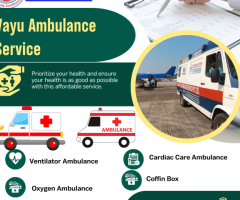 Vayu Ambulance Services in Ranchi - Medical Features Are Very Perfect - 1