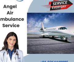 Get Classy Angel Air Ambulance Service in Dibrugarh-Advanced ICU Setup