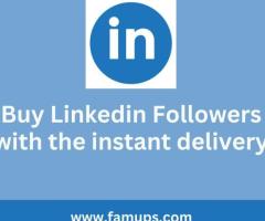 Buy LinkedIn Followers with the Instant Delivery from Famups - 1