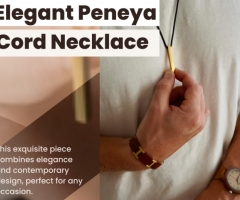 Elegant Peneya Cord Necklace