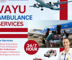 Vayu Air Ambulance Services in Patna - Premier Medical Transportation