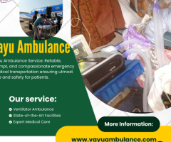 Vayu Ambulance Services in Ranchi with Advanced Life Support