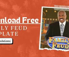 Download Free to Use Family Feud Template | Slide Chef