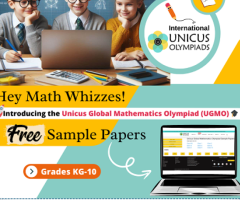 Sample Paper for Class 1 Unicus Global Mathematics Olympiad (UGMO) Exam