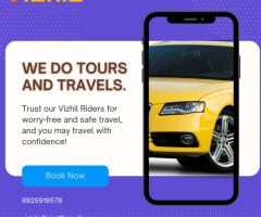 Vizhil Riders: Safe & Affordable Cab Booking in Tiruppur