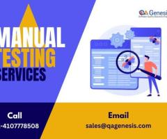 Manual Testing Services for Accurate Error Finding
