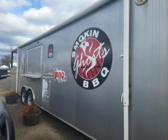 30 Foot BBQ Food Trailer for Sale.