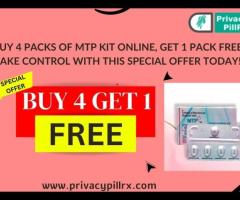 Buy 4 Packs of MTP Kit Online, Get 1 Pack Free! Take Control with This Special Offer Today!!