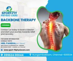 Backbone Therapy in Chennai - Sport Fit Physio Care