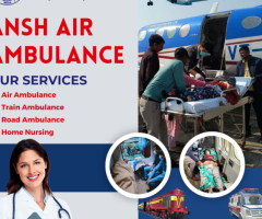 Ansh Air Ambulance Services in Bhopal - Extra Features Added