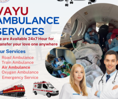 Vayu Air Ambulance Services in Patna - Get The Flight With Ready-Made Facilities