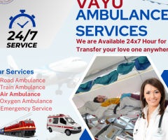 Vayu Air Ambulance Services in Patna - Travel With Us Full Safely