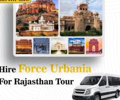 Force Urbania 10-Seater Hire in Jaipur, Rajasthan, and Delhi Tours