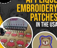 Get High Quality Custom Applique Embroidered Patches in USA | Cre8iveSkill