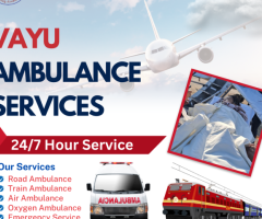 Vayu Ambulance Services in Patna - Move With Frequent Speed