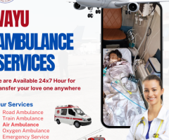 Vayu Ambulance Services in Patna: Bed-to-Bed Transportation