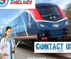 Take Masterly Train Ambulance with MD Doctor in Guwahati