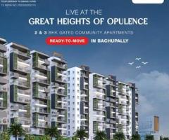 2 and 3BHK Flats for Sale in Bachupally | Risinia Builders