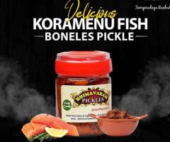 Bhimavaram Pickles | Koramenu Fish Boneless Pickle - 1