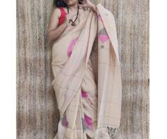 Karustuti: The Finest Linen Sarees Online in India for You