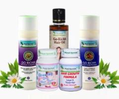 Herbal Remedies for Hair Loss - Hair Care Pack By Planet Ayurveda