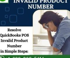 Get Quick Support to Fix QuickBooks POS Invalid Product Number Error: