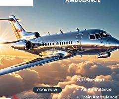 Pick Green Bird Air and Train Ambulance Service in Lucknow with Modern Ventilator Setup