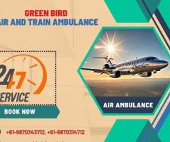Hire Green Bird Air and Train Ambulance Service in Nagpur with Modern ICU Setup