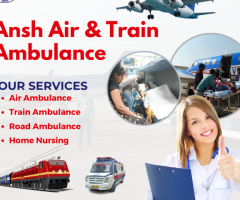 Ansh Air Ambulance Services in Kolkata with Urgent Medical Care