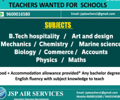 Current Recruitment For Maldives Teacher Vacancy  - JSP Air Services
