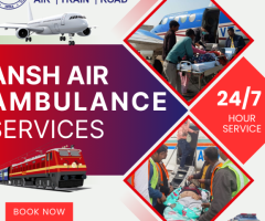 Ansh Air Ambulance Service in Patna - Get An Excellent Zone For Patient Transportation