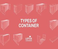 Types of Containers | LOTUS Containers