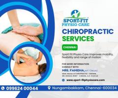 Chiropractic Services in Chgennai - Sport Fit Physio Care