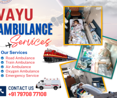 Vayu Air Ambulance Services in Patna - Bed-to-Bed Transportation