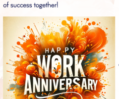 Make Every Work Anniversary Special with Personalized Cards