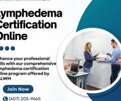 Lymphedema Certification Online