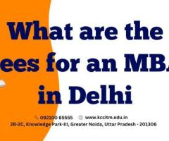 What are the fees for an MBA in Delhi