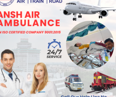 Ansh Air Ambulance Services in Ranchi To Ensure The Highest Level Of Patient Care