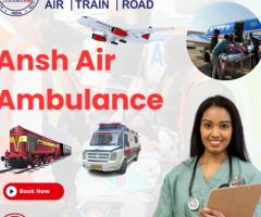 Ansh Air Ambulance Services in Kolkata - All Medical Features Are Available