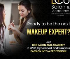 Get trained at the best makeup academy in KPHB | BC8 MAKEUP ACADEMY
