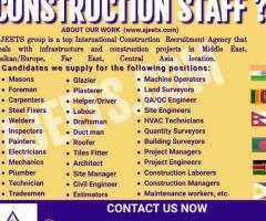 Consult with Top Construction Staffing Agency from India