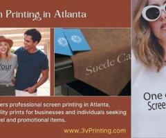 Discover Premium Screen Printing Services in Atlanta with 3v Printing