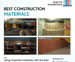 Best Construction Materials in Melur - Shakthi Shamikshaa