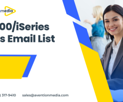 The Ultimate AS 400/iSeries Users Email List For Your Business!