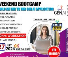 Generative AI Online Weekend Boot Camp (10hrs) -Visualpath