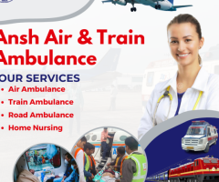 Ansh Air Ambulance Services in Guwahati - Go With All Essential Equipment With Proper Care