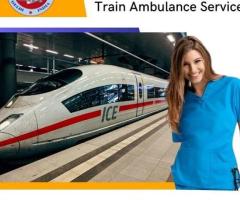 Get Classy MPM Train Ambulance Service in Varanasi with Ventilator Setup