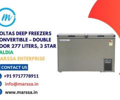 Voltas Deep Freezers Convertible – Double Door 277 Liters, 3 Star Siliguri