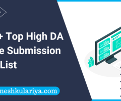 1000+ Top High DA Free Article Submission Sites List - Ganesh Kulariya